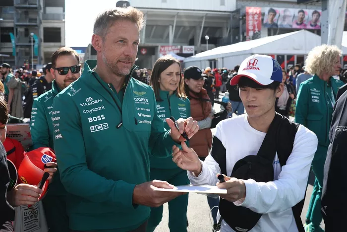 Jenson Button, embajador del equipo Aston Martin de Fórmula 1