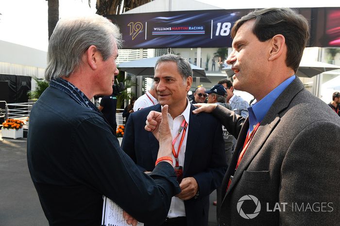 David Tremayne, periodista con Alejandro Soberon, presidente y CEO de CIE Group y presidente del GP de México