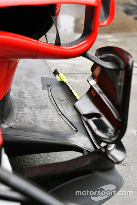 Un déflecteur de la Ferrari SF70H