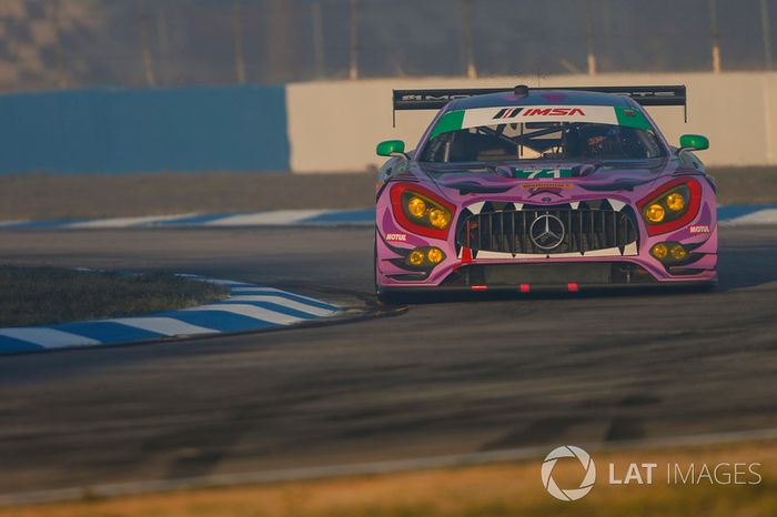 #71 P1 Motorsports Mercedes AMG GT3, GTD: Kenton Koch, Juan Perez, Loris Spinelli