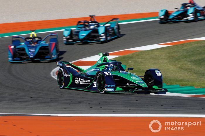 Nick Cassidy, Envision Racing, Audi e-tron FE07, Oliver Turvey, NIO 333 Racing, NIO 333 001 