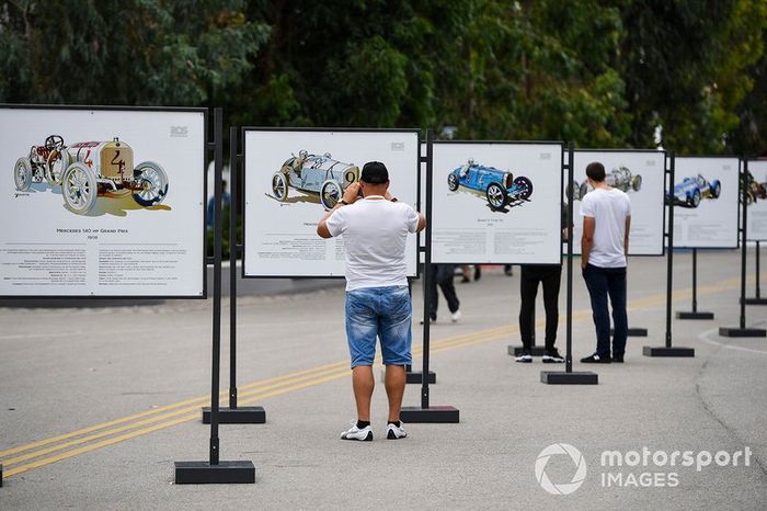Los aficionados, disfrutando del GP de Rusia