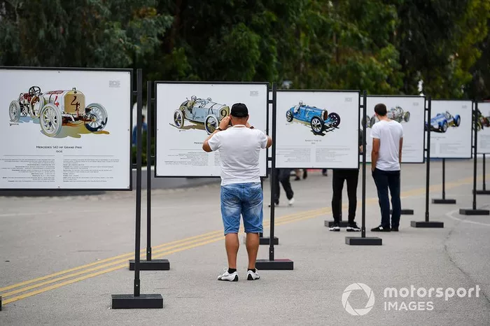 Los aficionados, disfrutando del GP de Rusia