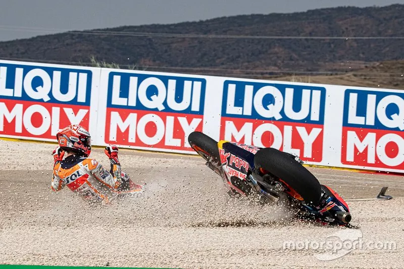 Sturz: Marc Marquez, Repsol Honda Team