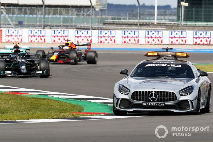 Safety Car, Lewis Hamilton, Mercedes F1 W11, Valtteri Bottas, Mercedes F1 W11, Max Verstappen, Red Bull Racing RB16