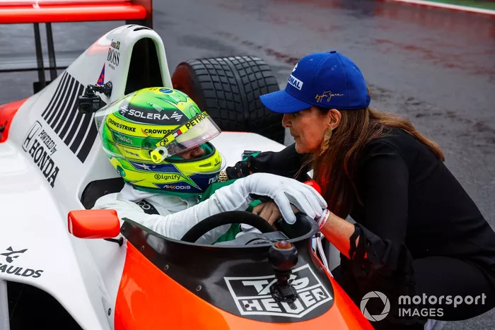 Lewis Hamilton y Viviane Senna, hermana de Ayrton Senna