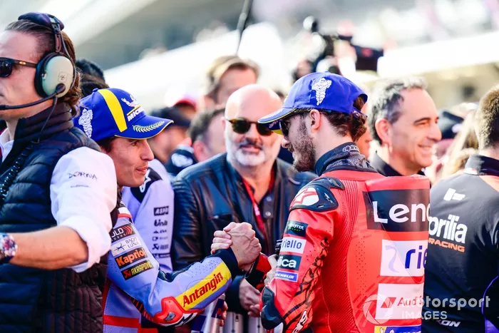 Francesco Bagnaia, Ducati Team, Marc Marquez, Gresini Racing