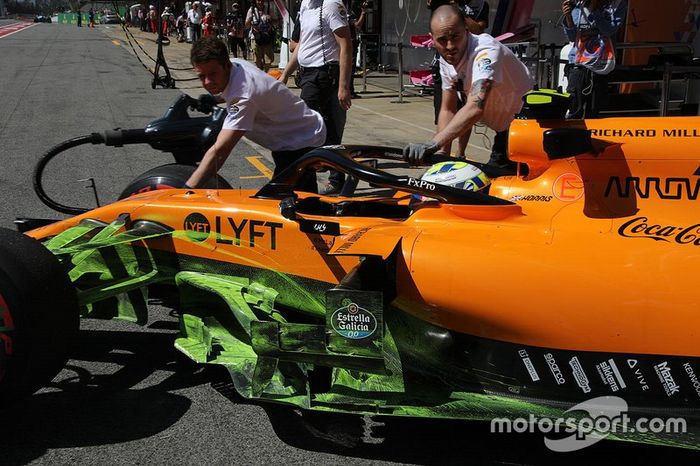 Parafina en el McLaren