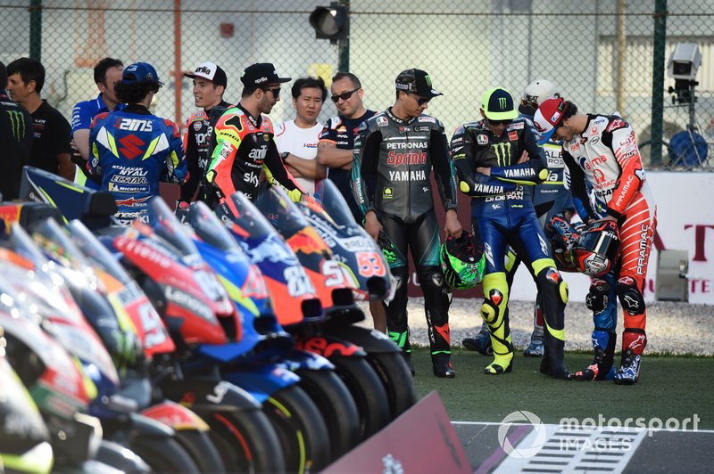 Valentino Rossi, Yamaha Factory Racing, Mortbidelli, Francesco Bagnaia, Pramac Racing