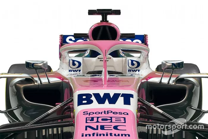 Détail de la livrée Racing Point 