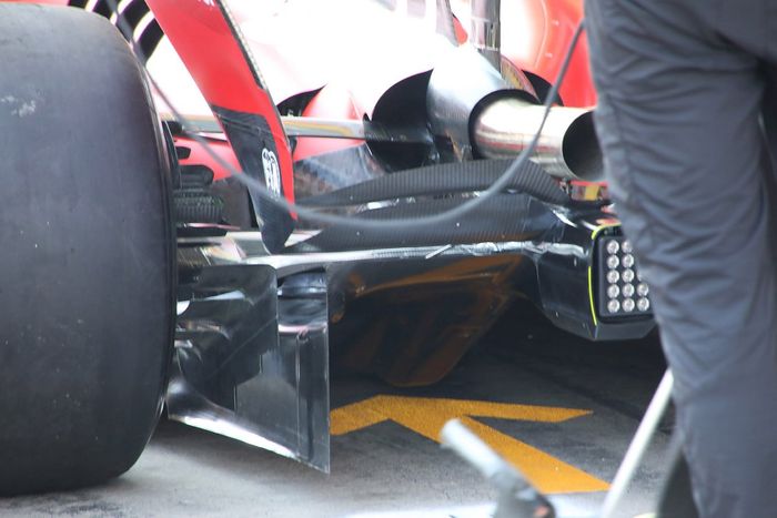 Detalle difusor Ferrari SF-23