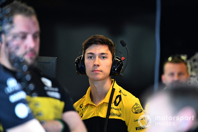 Jack Aitken, pilota di sviluppo, Renault Sport F1 Team