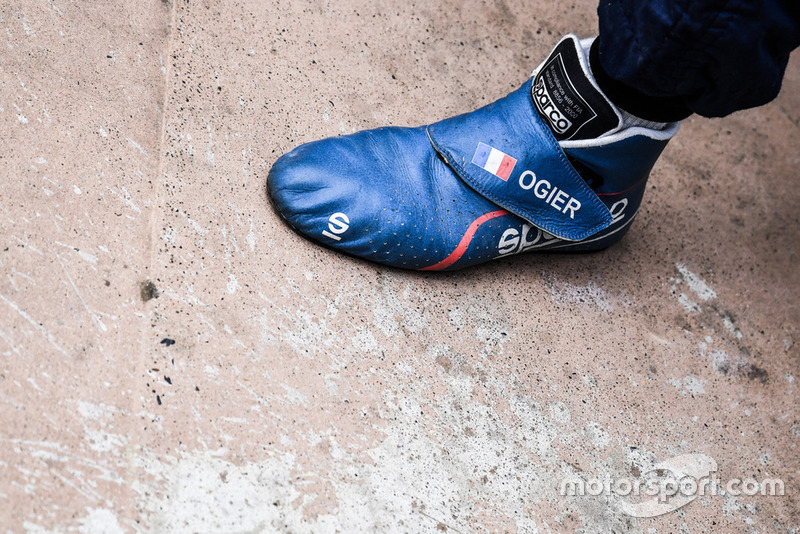 Sébastien Ogier, M-Sport Ford shoes