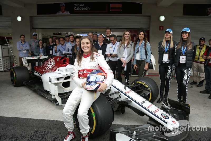 Tatiana Calderón, Sauber C37 piloto de prueba