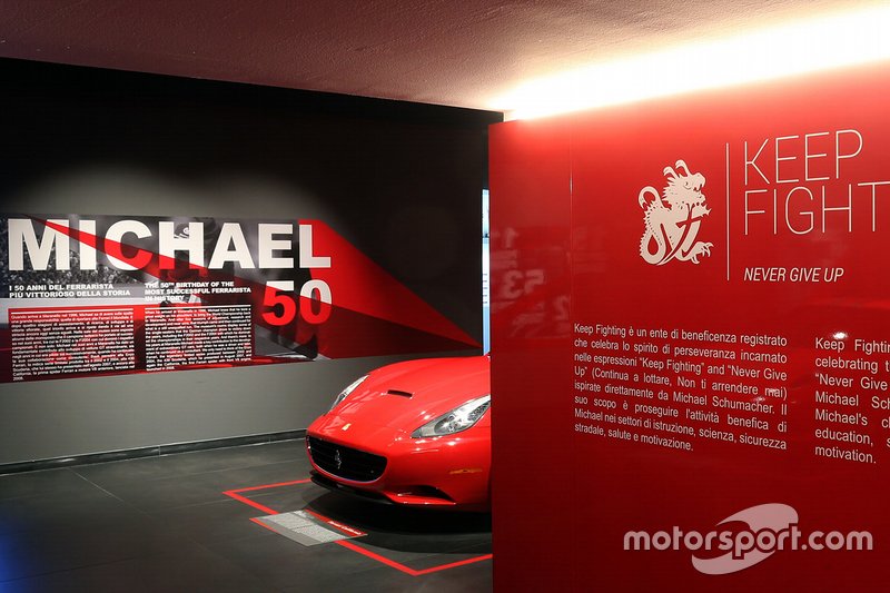 La mostra 'Michael 50' al Museo Ferrari di Maranello