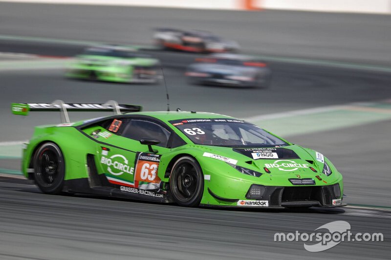 #63 GRT Grasser Racing Team Lamborghini Huracán GT3: Mirko Bortolotti, Christian Engelhart, Rolf Ineichen, Mark Ineichen