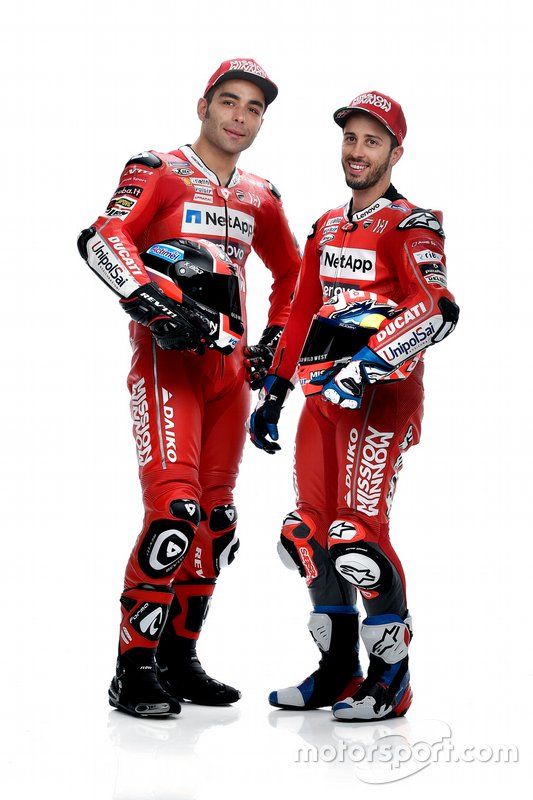 Andrea Dovizioso and Danilo Petrucci, Ducati Team