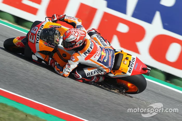 Marc Marquez, Repsol Honda Team caída Q2 Misano