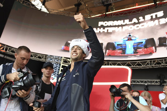 Daniel Ricciardo, Red Bull Racing on stage