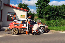 Сход Алексея Лукьянюка и Алексея Арнаутова, Ford Fiesta R5, Ралли Ипр