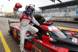 Polesitter #7 Audi Sport Team Joest Audi R18: Marcel Fässler, Andre Lotterer