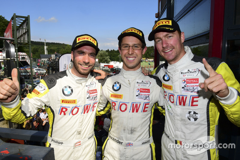 Sieger: #99 Rowe Racing, BMW M6 GT3: Maxime Martin, Philipp Eng, Alexander Sims