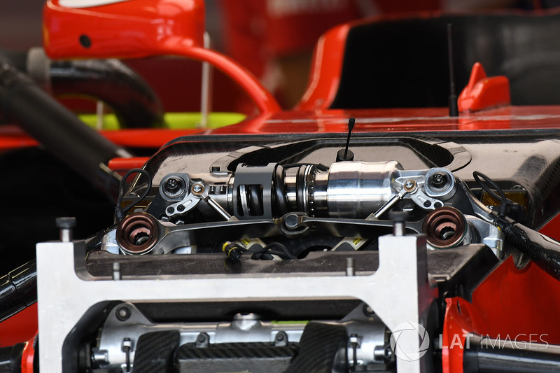 Ferrari SF70H, Vorderradaufhängung, Detail