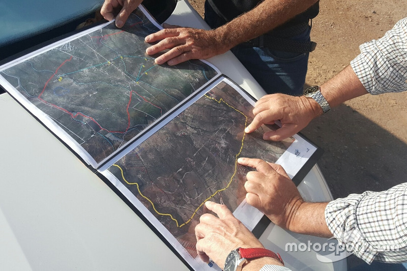 La plantilla del circuito