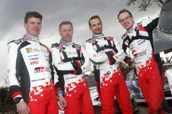 Juho Hänninen, Kaj Lindström, Toyota Yaris WRC, Toyota Racing; Jari-Matti Latvala, Miikka Anttila, Toyota Yaris WRC, Toyota Racing