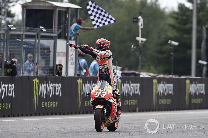 Marc Marquez, Repsol Honda Team, wins