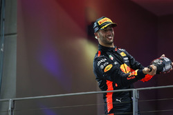 Podium: second place Daniel Ricciardo, Red Bull Racing