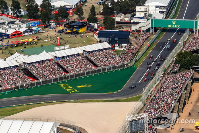Cerca de 80.000 espectadores pueden ocupar las gradas del Albert Park