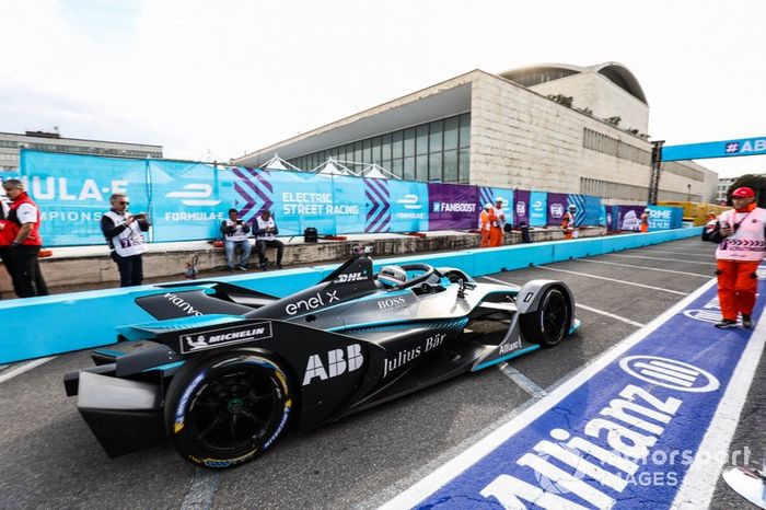 El medallista olímpico Sir Chris Hoy en el FIA ABB Formula E 