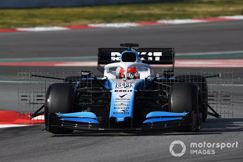 Williams FW42 with aero sensors