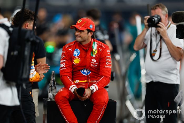 Carlos Sainz, Scuderia Ferrari, en Parc Ferme tras la clasificación