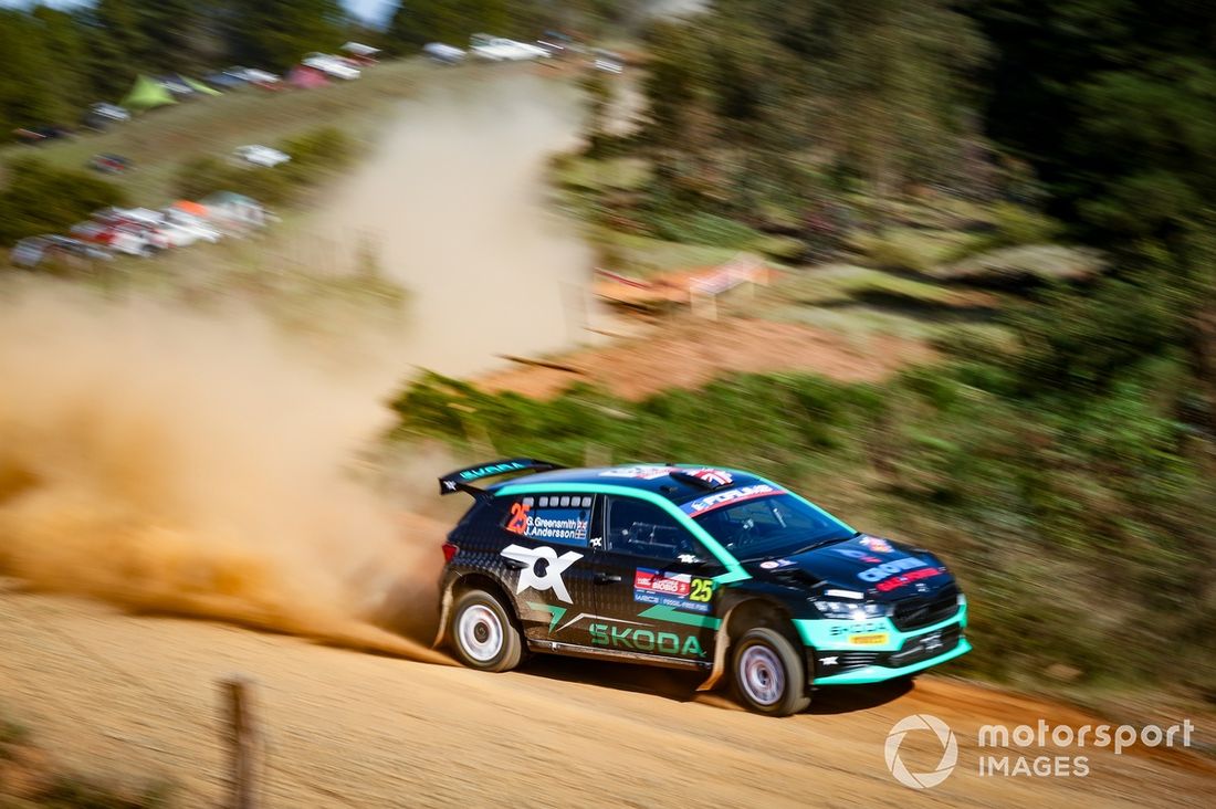 Oliver Solberg, Elliott Edmondson, Toksport WRT Skoda Fabia Evo Rally2