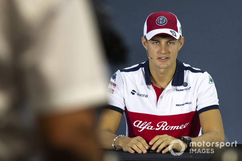 Marcus Ericsson, Sauber en conférence de presse