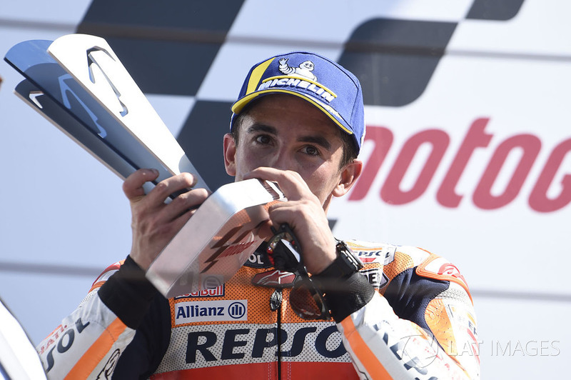 Podium: second place Marc Marquez, Repsol Honda Team
