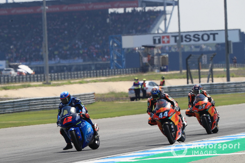 Bagnaia Miguel Oliveira, Red Bull KTM Ajo Brad Binder, Red Bull KTM Ajo