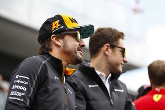 Fernando Alonso, McLaren, and Stoffel Vandoorne, McLaren