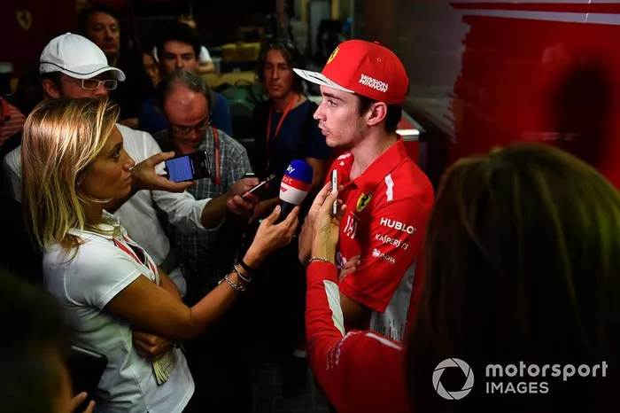 Charles Leclerc, Ferrari con los medios
