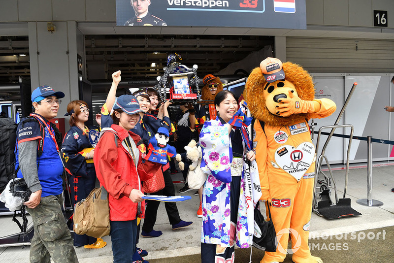 Des fans de Max Verstappen