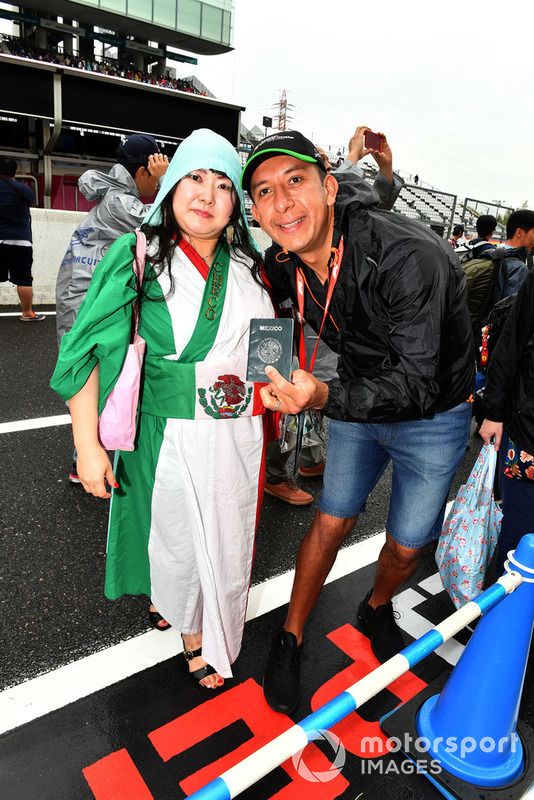 Eri fan de Sergio Pérez, Racing Point Force India F1 Team