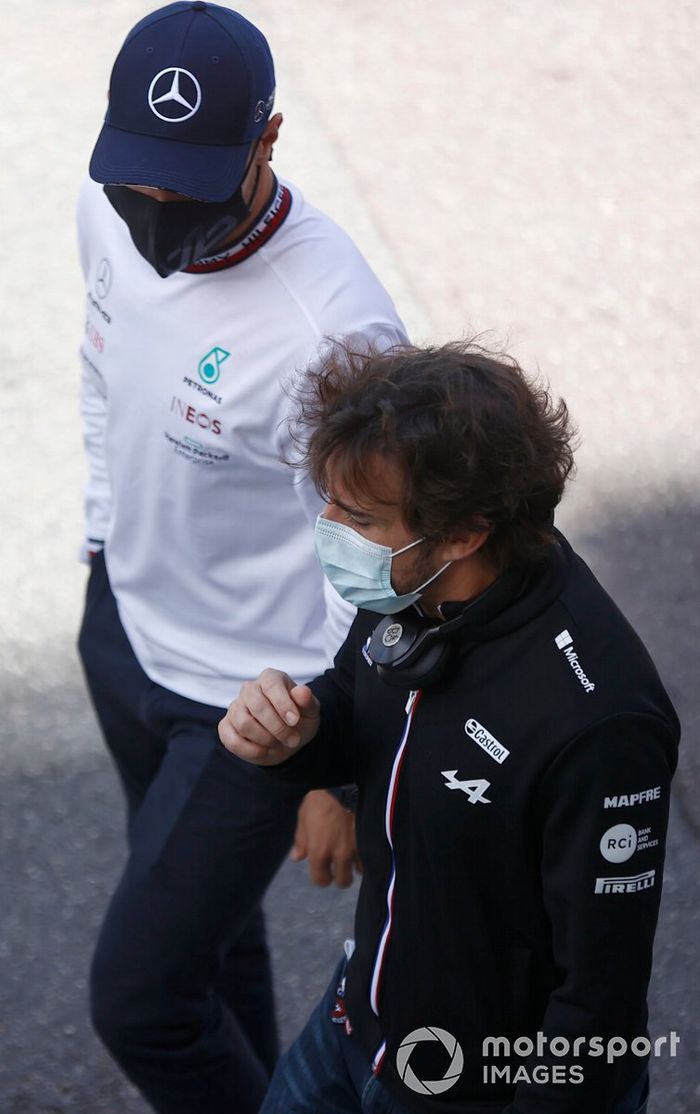 Lewis Hamilton, Mercedes Fernando Alonso, Alpine 