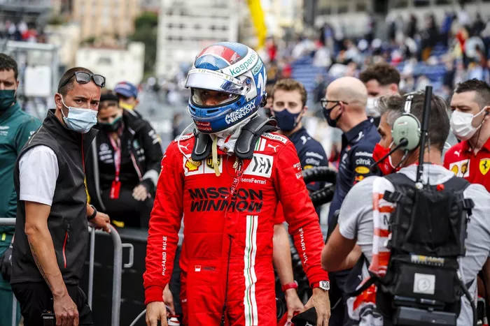Ganador de la pole Charles Leclerc, Ferrari