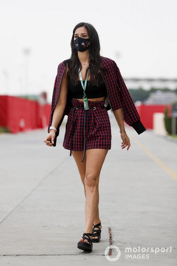 Sandra Dziwiszek, la novia de Nicholas Latifi, Williams Racing 
