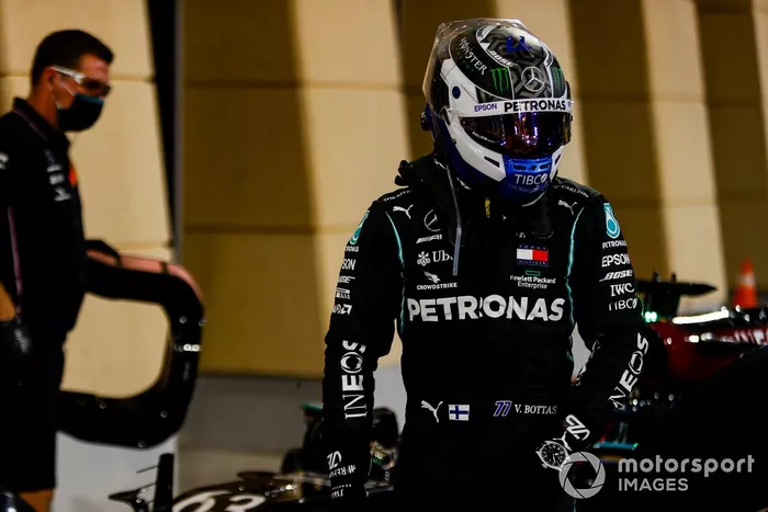 Ganador de la pole Valtteri Bottas, Mercedes-AMG F1