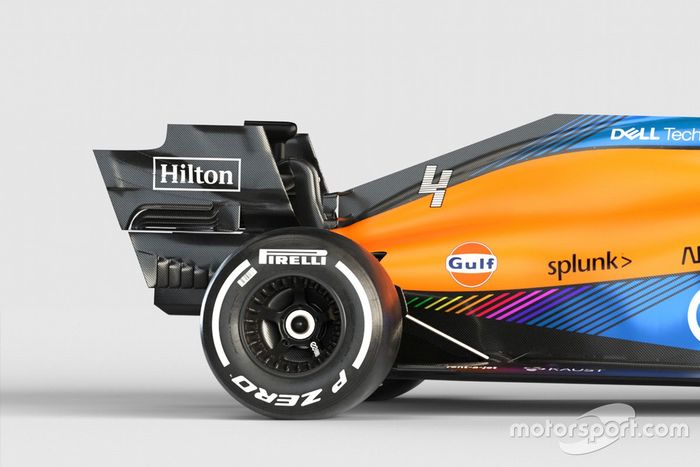 McLaren MCL35M dettaglio tecnico