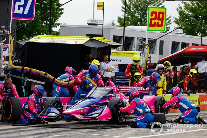 Alexander Rossi, Andretti Autosport Honda, Pit Stop