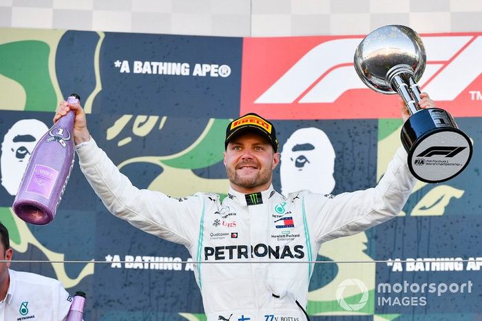 Podio: ganador de la carrera  Valtteri Bottas, Mercedes AMG F1